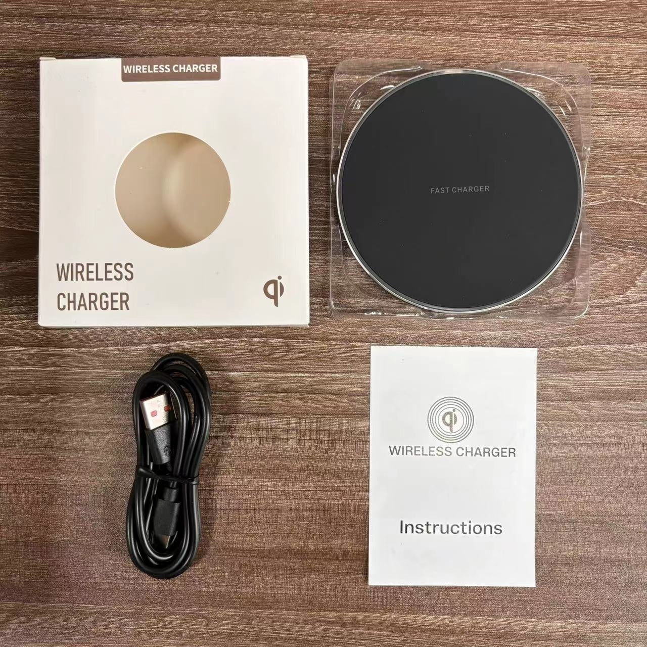 Wireless Phone Charger Disc Aluminum Alloy - 图片 3