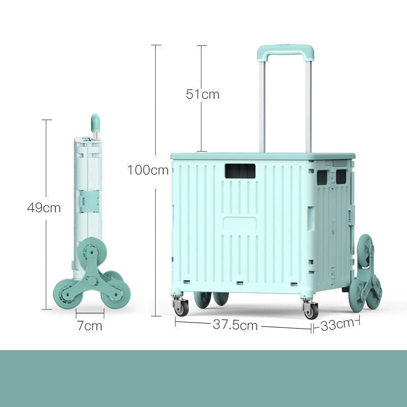 Fashion Folding Trolley Shopping Storage Trolley 7fd5600b 5056 4493 b65e 5c67d7a88bd3