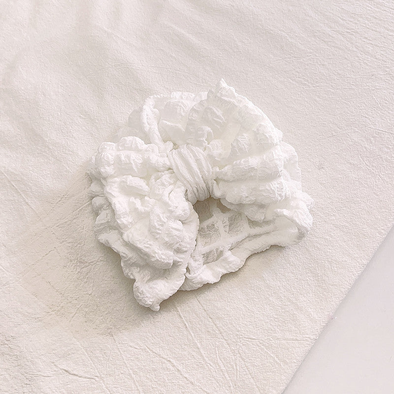 Children Bubble Big Bow Sleeve Cap Popcorn Baby Solid Color 7ffee88f e3e5 45c4 8293 47628b169582