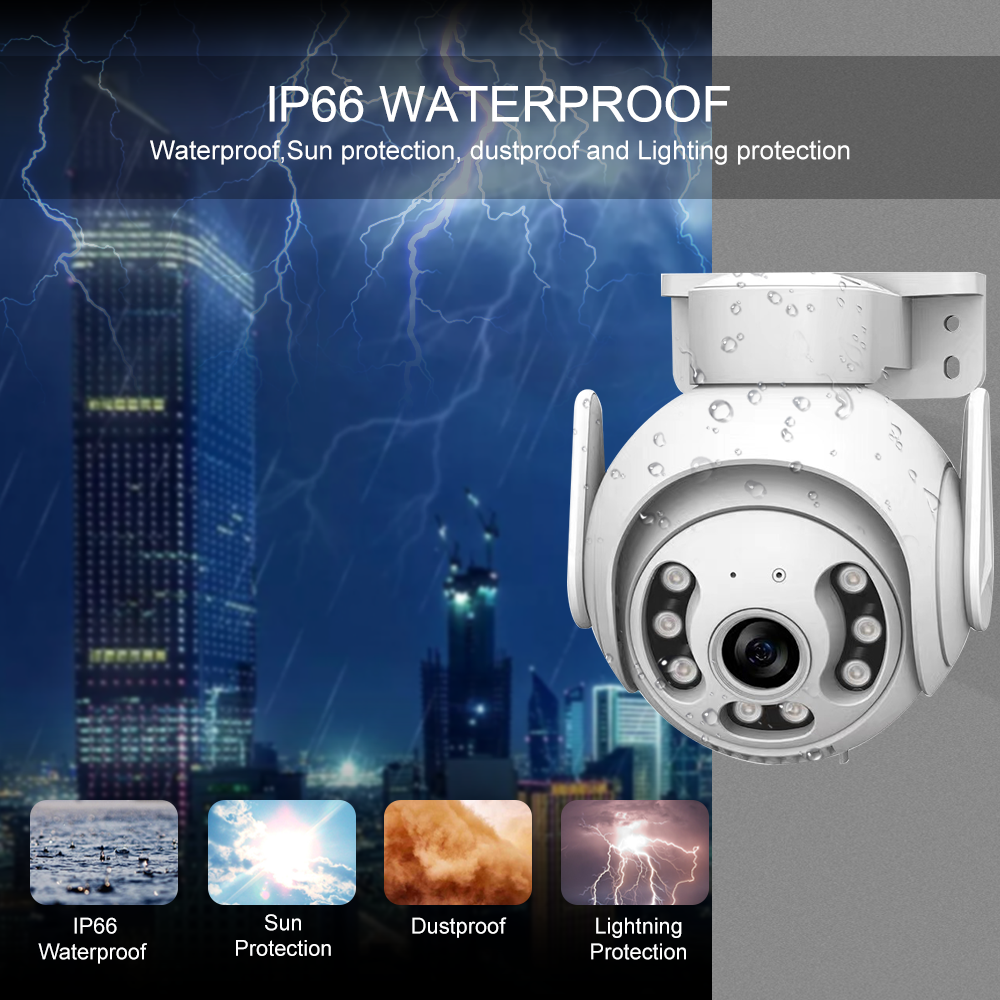 Real-time Motion Detection & Alert, Two-way Audio Communication – Ideal for Courtyards, Farms, Fishponds, Orchards 8