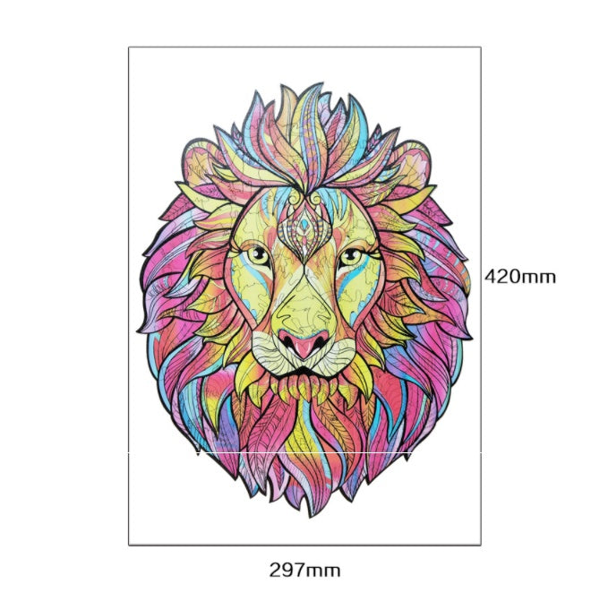 DIY Wooden Puzzles Animal Shaped The Best Christmas Gift Wooden Puzzles 800162185996