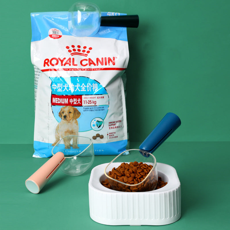 Universal Spoon Transparent Scale Dog Food Bag Clip Cat Pet Supplies 800e1f27 8e78 44a0 9e33 f4fd5b2ff8b1