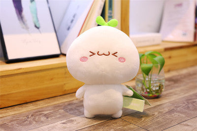 Long Grass Face Dumpling Doll Pillow Plush Toy 80220683991