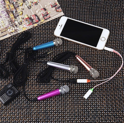 Mini mobile phone microphone mobile phone recording sing small microphone small microphone 802536562601