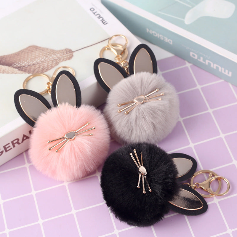 Faux Fur Ball Ladies Bag Key Chain Car Pendant 802e6fbf de95 43f3 a829 067b2023141e