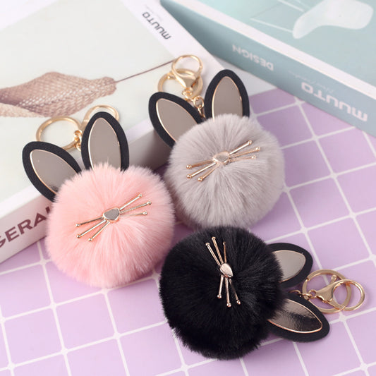 Faux Fur Ball Ladies Bag Key Chain Car Pendant 802e6fbf de95 43f3 a829 067b2023141e