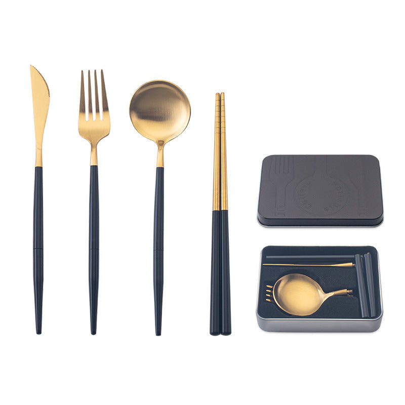 stainless steel portable cutlery set 803298438957