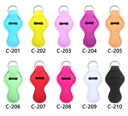 Lipstick Case Keychain Neoprene Lipstick Protective Cover Outdoor Portable Lipstick Pendant Keychain 803671fd 3f4e 4304 bb28 