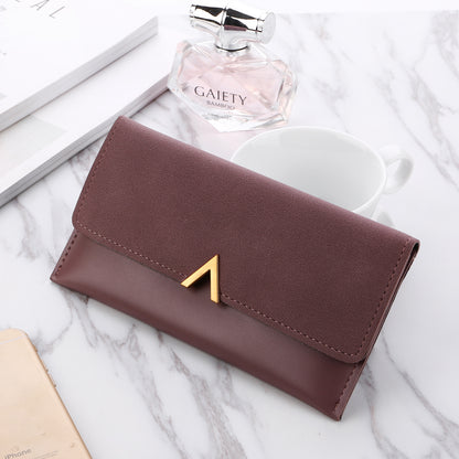 Frosted Color Matching 30 Off Long Ladies Wallet 8037e7c6 c58a 4c2b b43b ba0bd3b96b6b