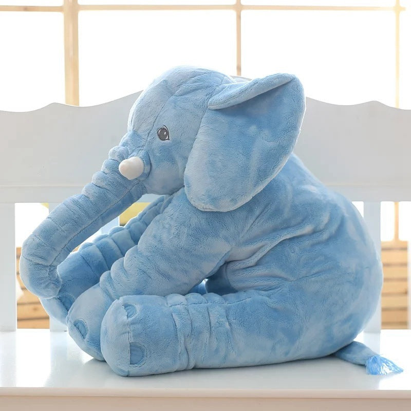 Children's Soothing Elephant Plush Toy Pillow 8038121644836