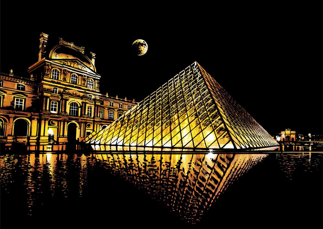 City night scratch painting 8041769632