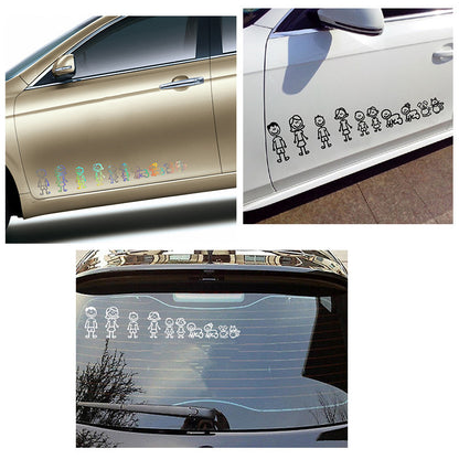 Big Family Cartoon Car Stickers Funny 805909eb 83c9 4c6d 96b1 757889f373a3