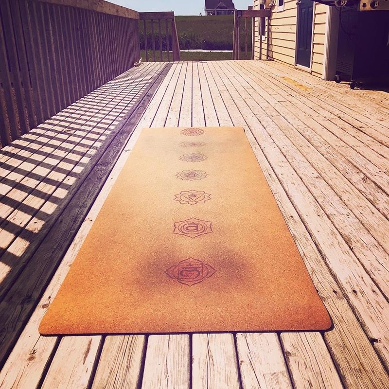 7 Chakra Cork Yoga Mat - HD Wireless Product #7