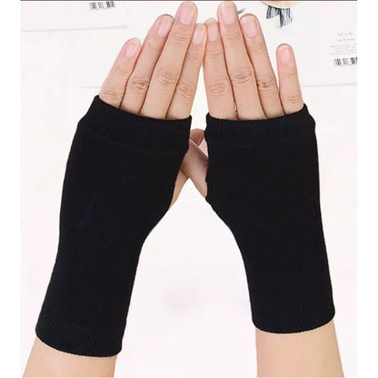 Winter Cotton Gloves Half Finger Sports Fingerless Gloves Knitted 808facea 4500 4636 8963 3c316c527cc4