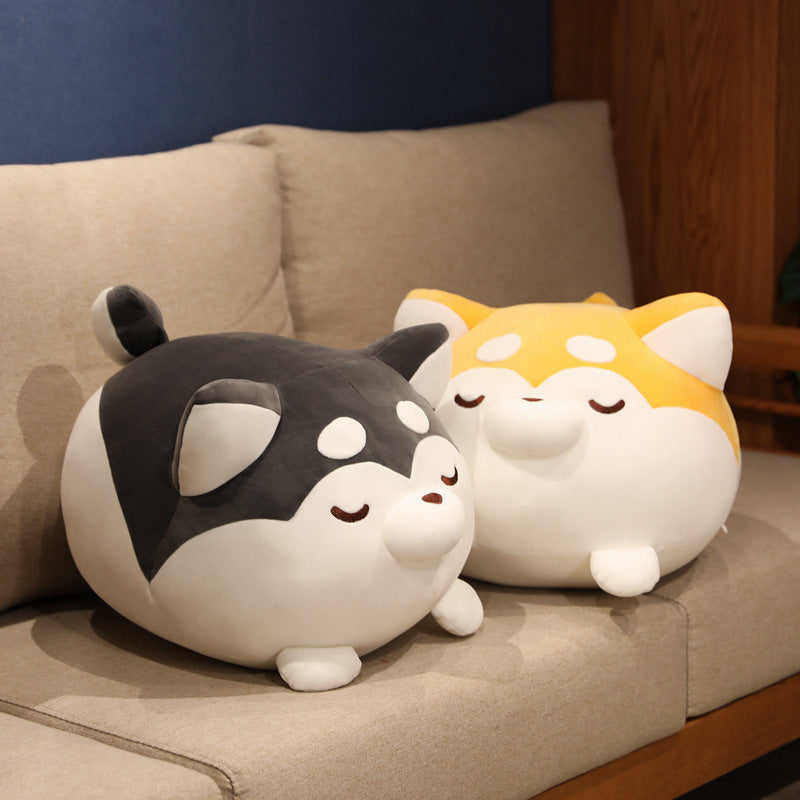 Lazy Husky Shiba Inu Pillow Girl Sleeping Doll 80910abf 3f5b 4bcb a39f 654073842308