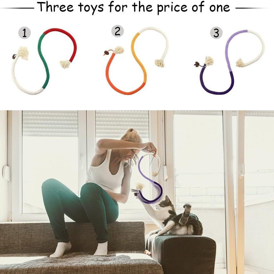 Bite Rope Self-Hi Relieving Stuffy Catnip Toy Bite-resistant Cat Teaser 8096f2bb d299 4f44 9166 9b71b4337218