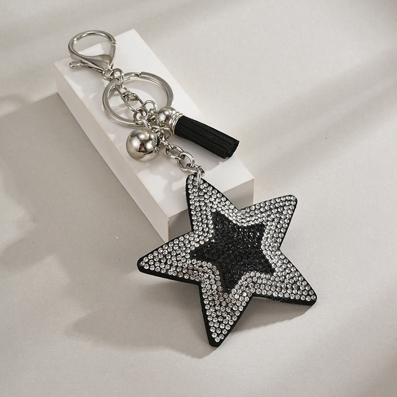 Pentagram Tassel Keychain Pendant European And American Style 80a496f2 21fa 46cc 8a18 7674612bea3e