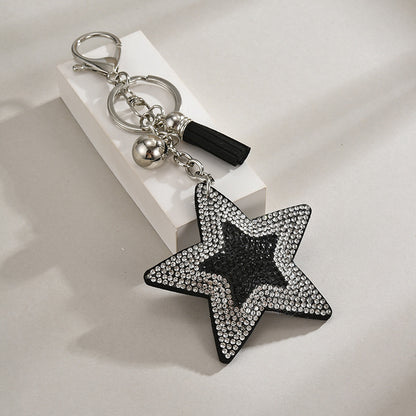 Pentagram Tassel Keychain Pendant European And American Style 80a496f2 21fa 46cc 8a18 7674612bea3e