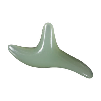 Resin Beeswax Triangle Sparrow Foot Massage Bird-shaped Acupoint Massager Triangle Manual Acupuncture Pen Amber Triple Fork 8