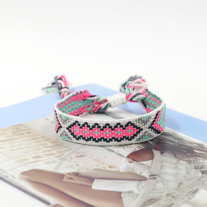 Bohemian Color Woven Bracelet Wristband For Fans 80c9611b 2c14 4509 8927 fab41927b5bd
