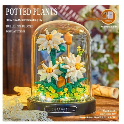 Small Particle Assembly Rose Decoration Toys 80ca6895 72a0 4906 b0b0 3599099681cc trans