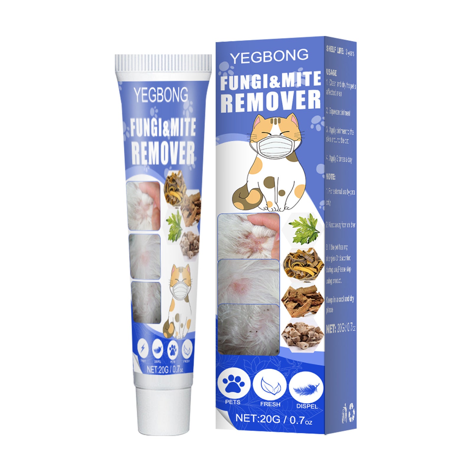 Pet Anti-mite Cream Skin Anti-itching Cat External Care 80caeef9 fc25 4628 b8d0 4a33b909d22c
