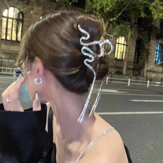 Women's High-end Hair Clip With Tassel On The Back Of The Head 80fbb6a2 5828 43d3 b2b5 a5bd4518d90d