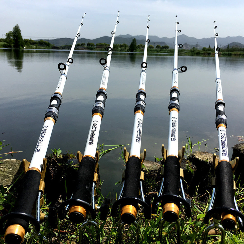 2.1M -3.6M Carp Fishing Rod Feeder Hard FRP Carbon Fiber Telescopic Fishing Rod Fishing Pole - HD Wireless Product #4