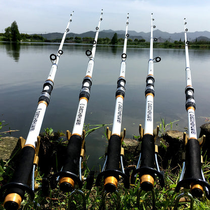 2.1M -3.6M Carp Fishing Rod Feeder Hard FRP Carbon Fiber Telescopic Fishing Rod Fishing Pole - HD Wireless Product #4