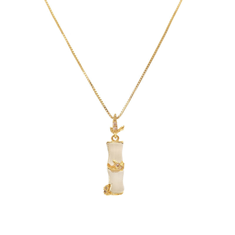 Design Sense Bamboo Pendant Titanium Steel Necklace 811982491992 e1887de3 0a29 451f 944c d7fe7885b29c