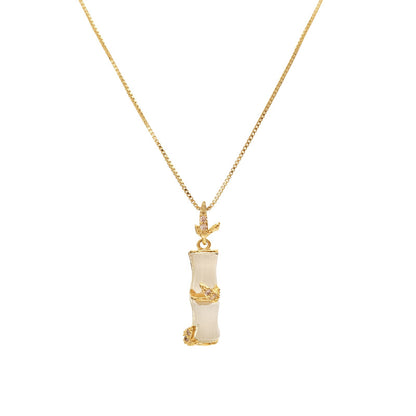Design Sense Bamboo Pendant Titanium Steel Necklace 811982491992 e1887de3 0a29 451f 944c d7fe7885b29c