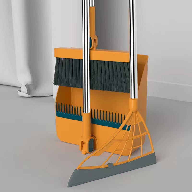 Household Simple Folding Can Be A Dustpan Set Of Broom 811e0d25 9f25 4037 bac9 bfa3aa6ecf88