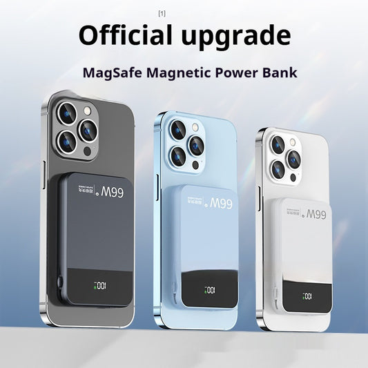 Magsafe Magnetic Wireless With Cable 66W Super Fast Charge Power Bank - 图片 1