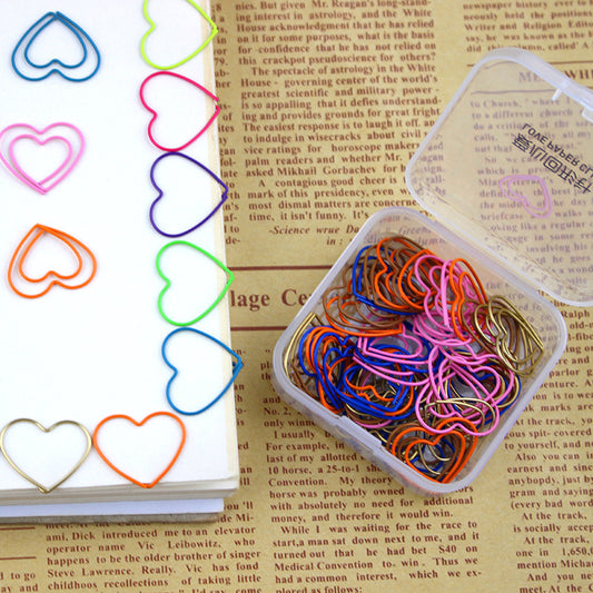 Boxed Colored Loving Heart Clip 50 Pcsbox 812ee93c 27f0 417f af9c 9194cb18d94b