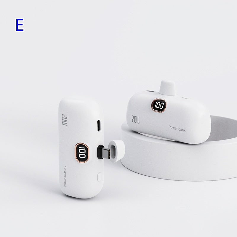New Pocket Wireless Capsule Power Bank Compact Portable Power Source Power Bank 812f2276 3935 4d10 beb1 024e13f42147