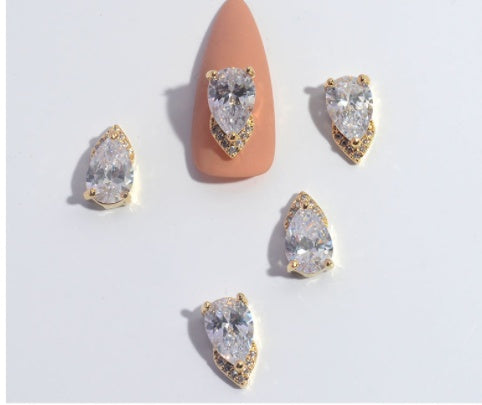 Nail Ornament Zircon Flower Tassel Chain 813e3465 dd41 4319 977e 052cdd758191