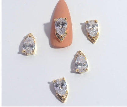 Nail Ornament Zircon Flower Tassel Chain 813e3465 dd41 4319 977e 052cdd758191