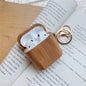 Wood grain earphone cover 814041362125