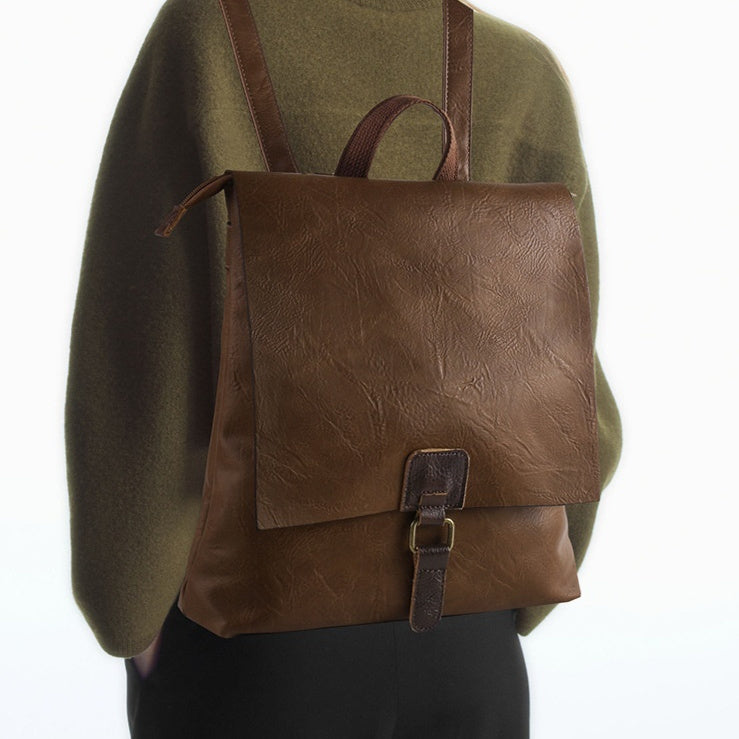 Retro Large Capacity Multifunctional Leather Backpackage 81470ea2 4576 485a 8ae6 9581c3695699 fine