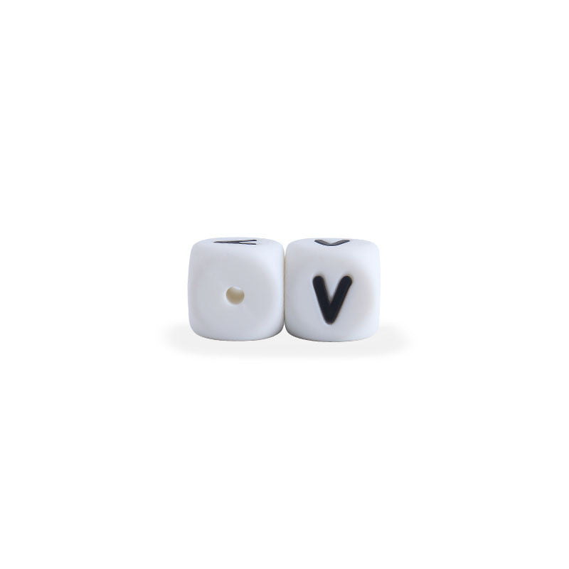 12mm Baby Products 26 Silicone English Alphabet Beads Teeth Accessories - HD Wireless Product #27