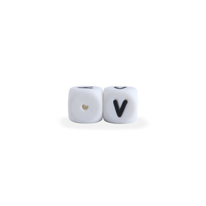 12mm Baby Products 26 Silicone English Alphabet Beads Teeth Accessories - HD Wireless Product #27
