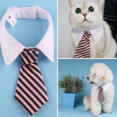 Pet bow tie tie child baby tie cartoon print small tie spot wholesale dog tie 8151511366618
