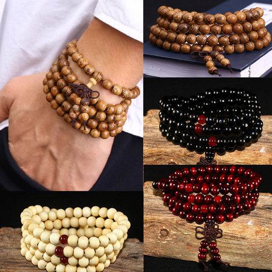 Beaded Knot black ebony Men Bracelets Bangles 8153226360854