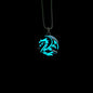 Retro Han Dynasty Dragon Pattern Totem Luminous Necklace Luminous Men's Pendant 81568285 a6e7 4f52 992b 3d3482277979