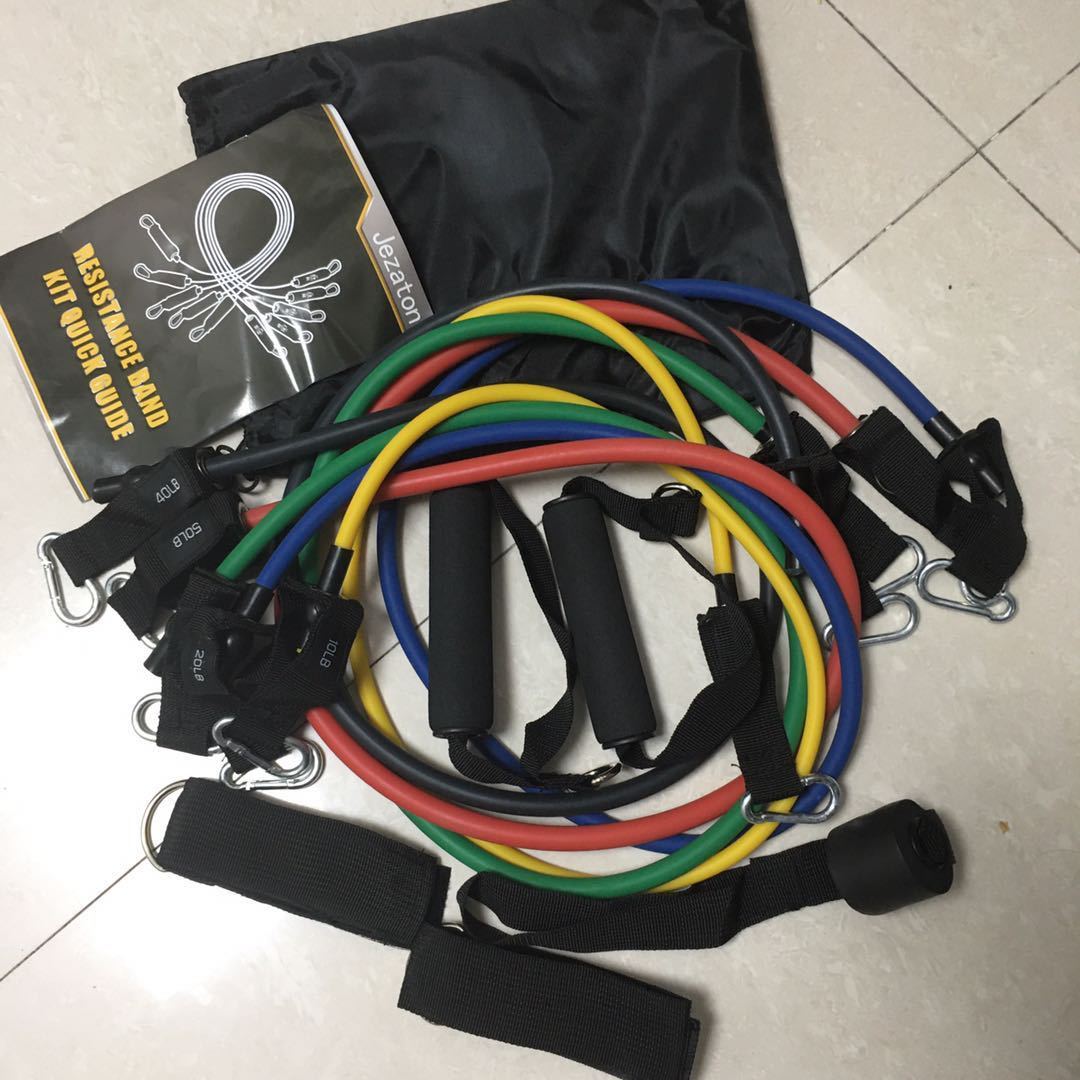 Latex Pull Rope Exercises Resistance Bands Stretch Training Yoga Band 816600638325
