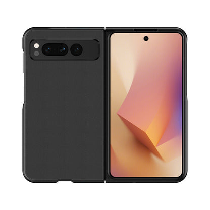 Plain Leather Anti-fall Ultra-thin Foldable Leather Protective Shell - 图片 6