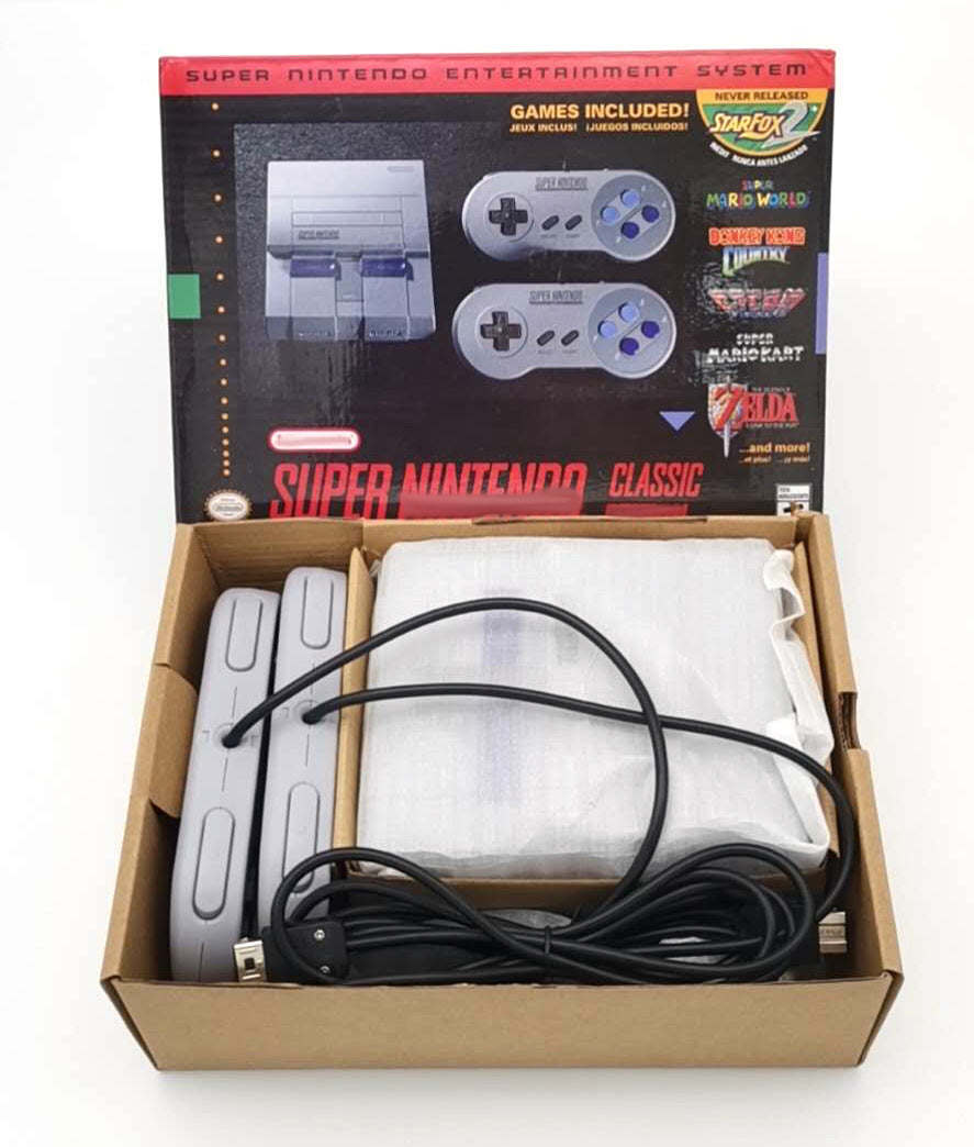 SNES Game Console 16 Bit MINI Game Console Replica 818163785381