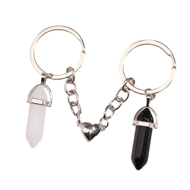 New Spaceman Magnetic Love Couple Girlfriends Keychain 818b0eca 522d 4cfb 8dbb 3fde9e9002f8