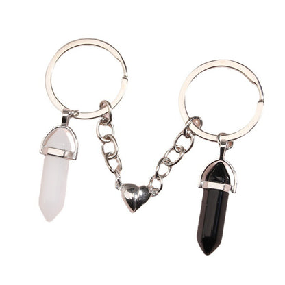New Spaceman Magnetic Love Couple Girlfriends Keychain 818b0eca 522d 4cfb 8dbb 3fde9e9002f8