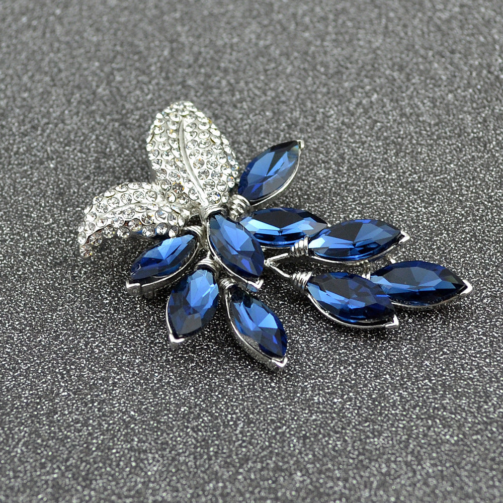 Full diamond Austrian crystal brooch 8196930165763